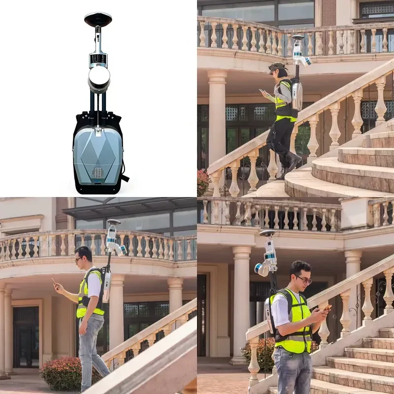 LiBackpack DGC50H Rotating Backpack Lidar Scanner High-Precision 3D Mapping Backpack SLAM Scanner