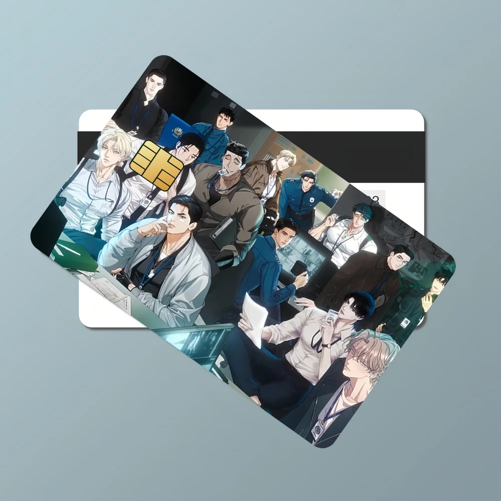 الكلاسيكية Comic-Jinx Bl-Lezhin فيلم الجلد غطاء بطاقة الائتمان ملصقات 4 قطعة الخصم الجبهة الديكور البنك حافلة تمرير مقاوم للماء