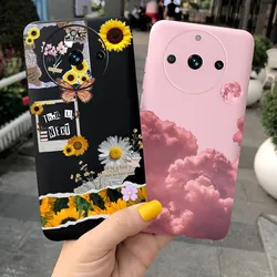 For Realme 11 Pro Plus Case Cute Cartoon Painted Soft Silicone Shockproof TPU Cover For OPPO Realme 11 Pro+ Phone Case Bumper