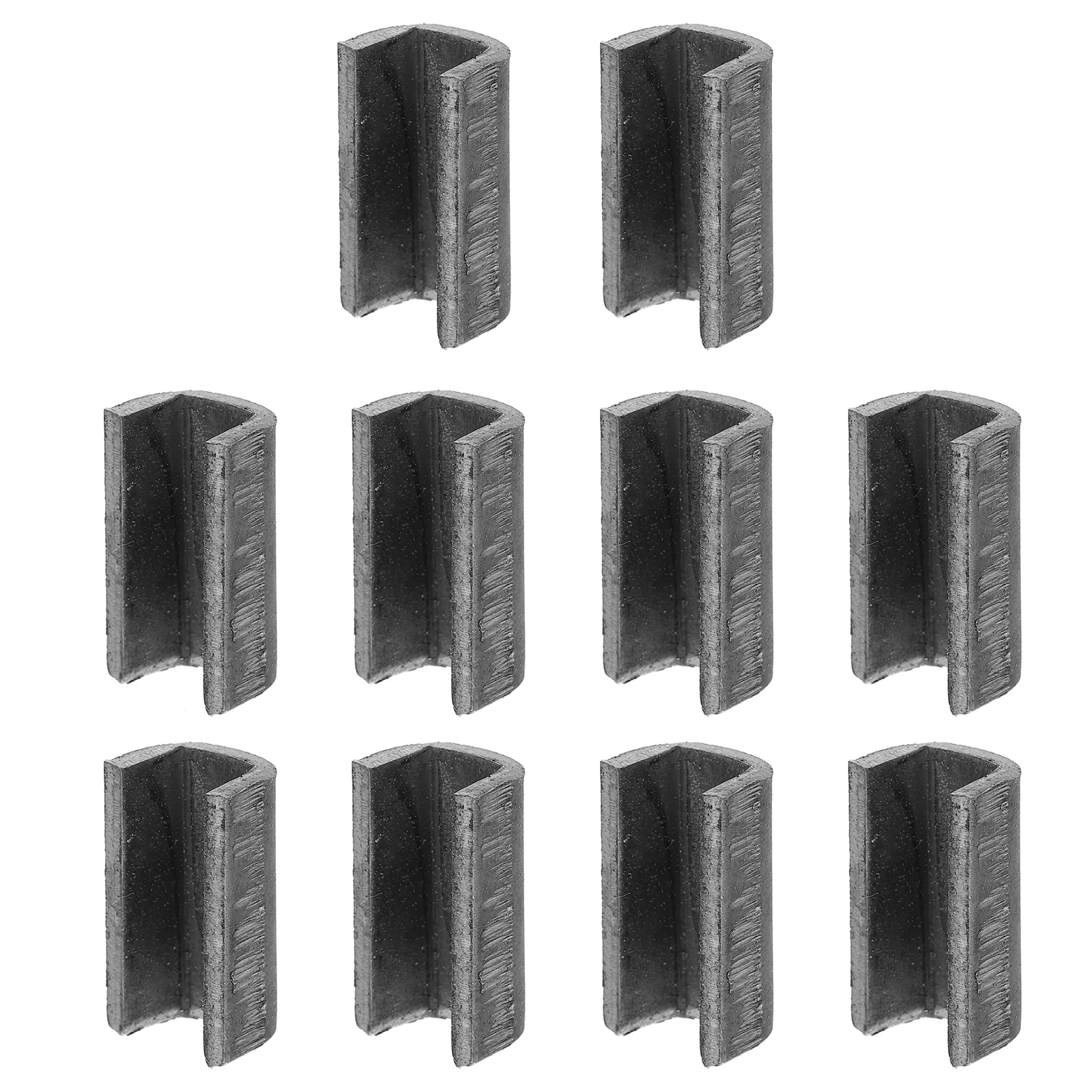

10pcs Hoe Clips Durable Iron Easy Installation Garden Tools Parts Digging Accessories Replacement Components Steel