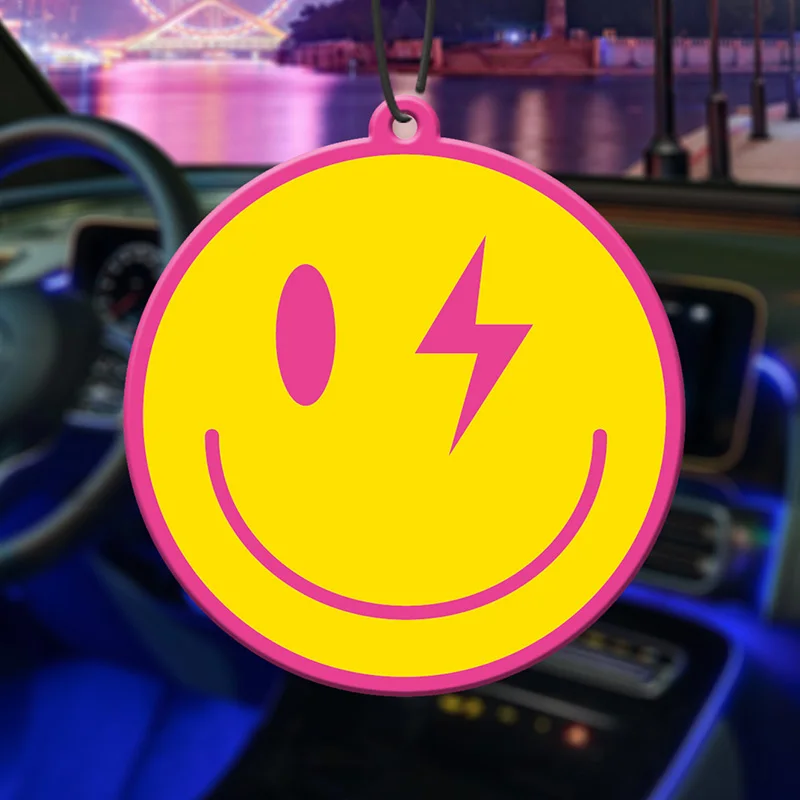 Car Aromatherapy Perfume Air Freshener Japanese Cartoon Anime Rearview Mirror Fragrance Pendant Toilet Air Outlet Discharge Love