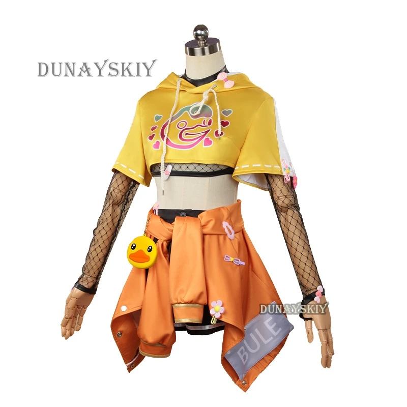 Comic Identity V Cosplay Costumes, Duck Buffy uniformes de pele, vestidos, Halloween Carnaval Set, Novo