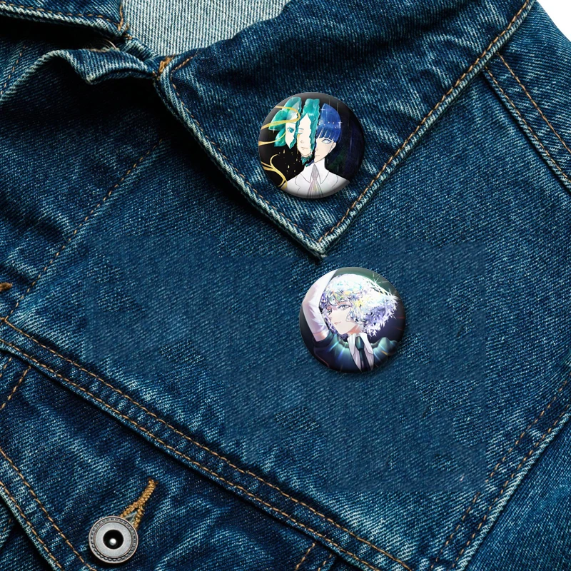 Anime Land of The Lustrous Cute Lapel Pin Character Brooch Houseki No Kuni Creative Badge for Bag Accessories Clothes Decor Gift