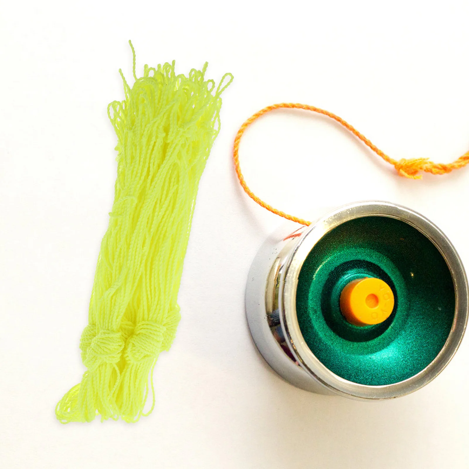 

50pcs Yo Yo Replacement Ropes Rainbow Yo Yo Belt Nylon Kids Yo Yo Strings Part Yo-yos Ropes for Toddler Sports Outdoor Play Toy