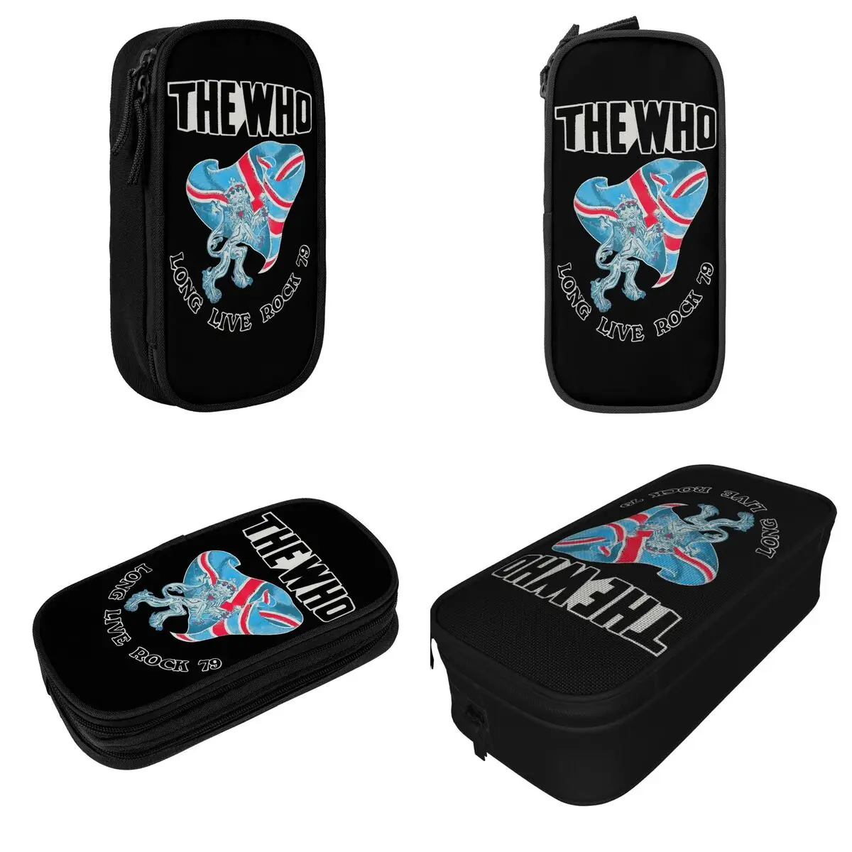 The Who Long Live Rock 79 Pencil Cases Cute Pen Bags Girls Boys Large Storage Students School Gift Pencilcases