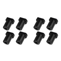 8Pcs Aluminum Alloy Bench Dog Clamp For T-Track Woodworking Workbench Positioning Planer Plug Fits 20Mm Dog Hole (Black)