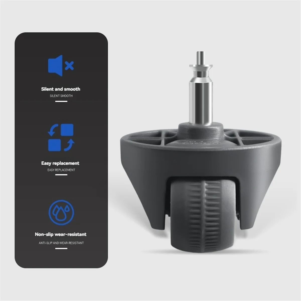 High-end Traveling Wheel for Narwal J4 / J5 Robot Vacuum Cleaner Parts Sweeper Universal Wheel Attachments