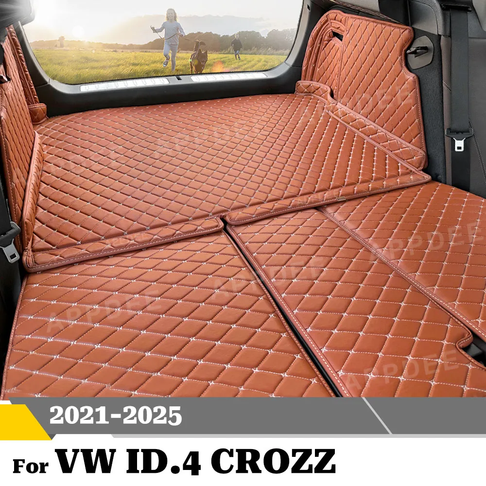 

APPDEE для Volkswagen (VW) ID.4 CROZZ 2021-2025 24 23 22, коврик для багажника с полным покрытием, автомобильный грузовой вкладыш, аксессуары для интерьера
