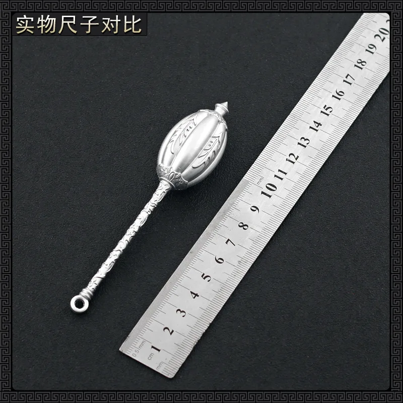 12cm Metal Sledgehammer TV Movie Game Anime Peripherals Model Ancient Cold Weapons Desktop Ornament Decoration Collection Crafts