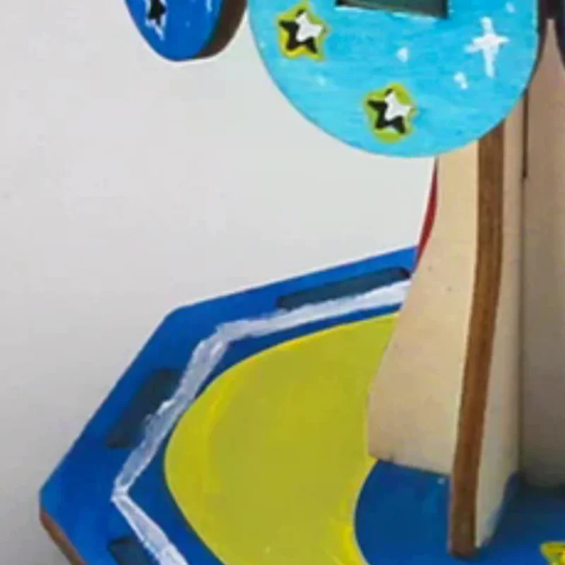 

Набор для рукоделия из дерева, красочная маленькая настольная лампа, сделай сам, научные строительные проекты, 3D деревянные пазлы, набор моделей для сборки, развивающие игрушки