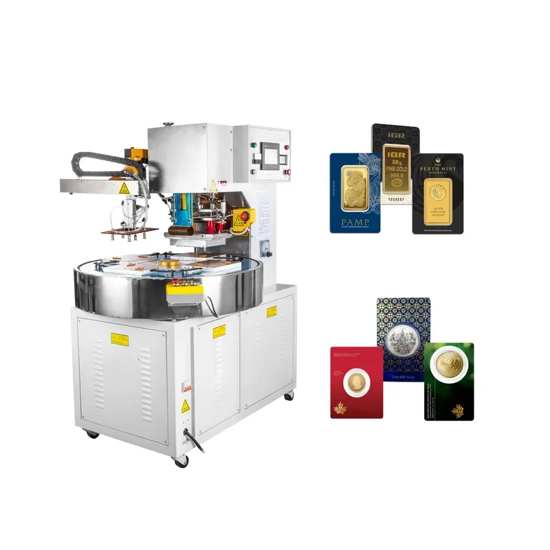 for Gold Coin and Bar Blister Packaging Machine Tamper Resistant Display Sealing for Precious Metals Series