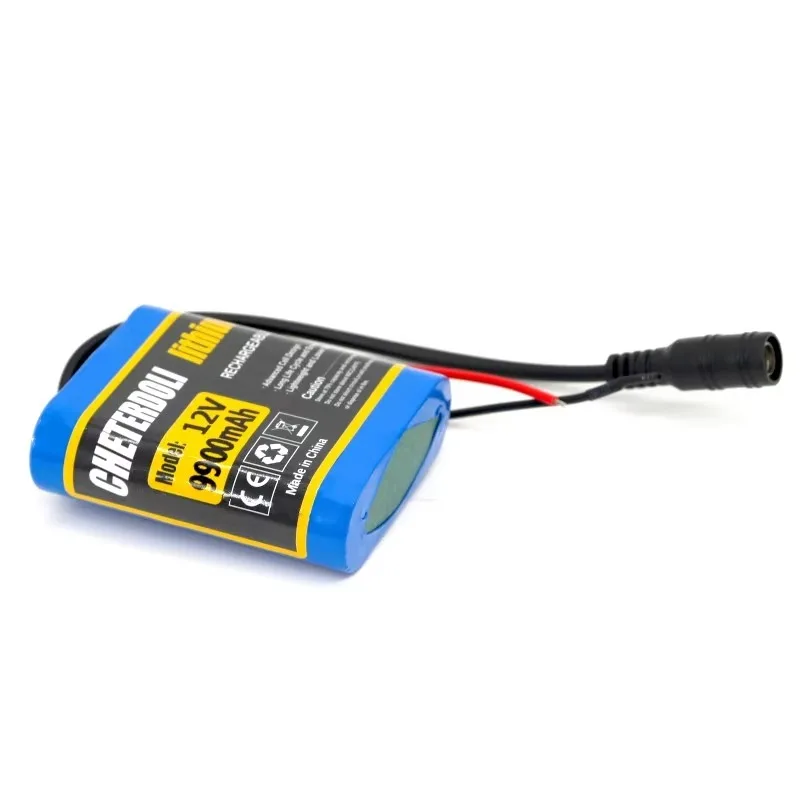 100% nowa płytka ochronna 3S1P 12V 9.9Ah akumulator 12V 9900mAh 18650 litowo-jonowy DC 12.6V super akumulator + ładowarka