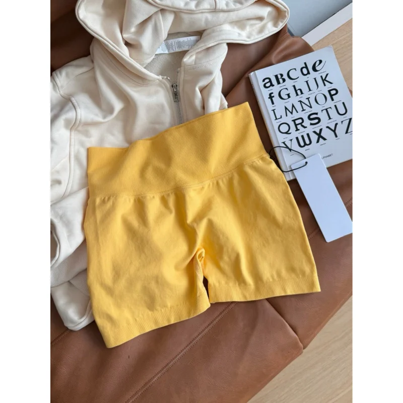 여성 하이웨이스트 운동 반바지 엉덩이 리프트 3인치 바이커 반바지 타이트 요가 러닝 피트니스 반바지 스트레치 활동복 여름