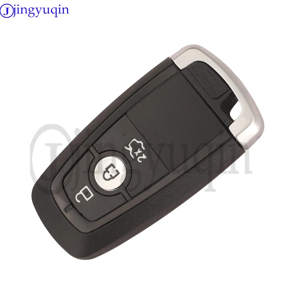 Jingyuqin ID49 Chip 434mhz llave de proximidad inteligente para Ford Fusion F-250 F-350 F-450 F-550 2017 M3N-A2C 93142600   Hoja HU101 CR2450