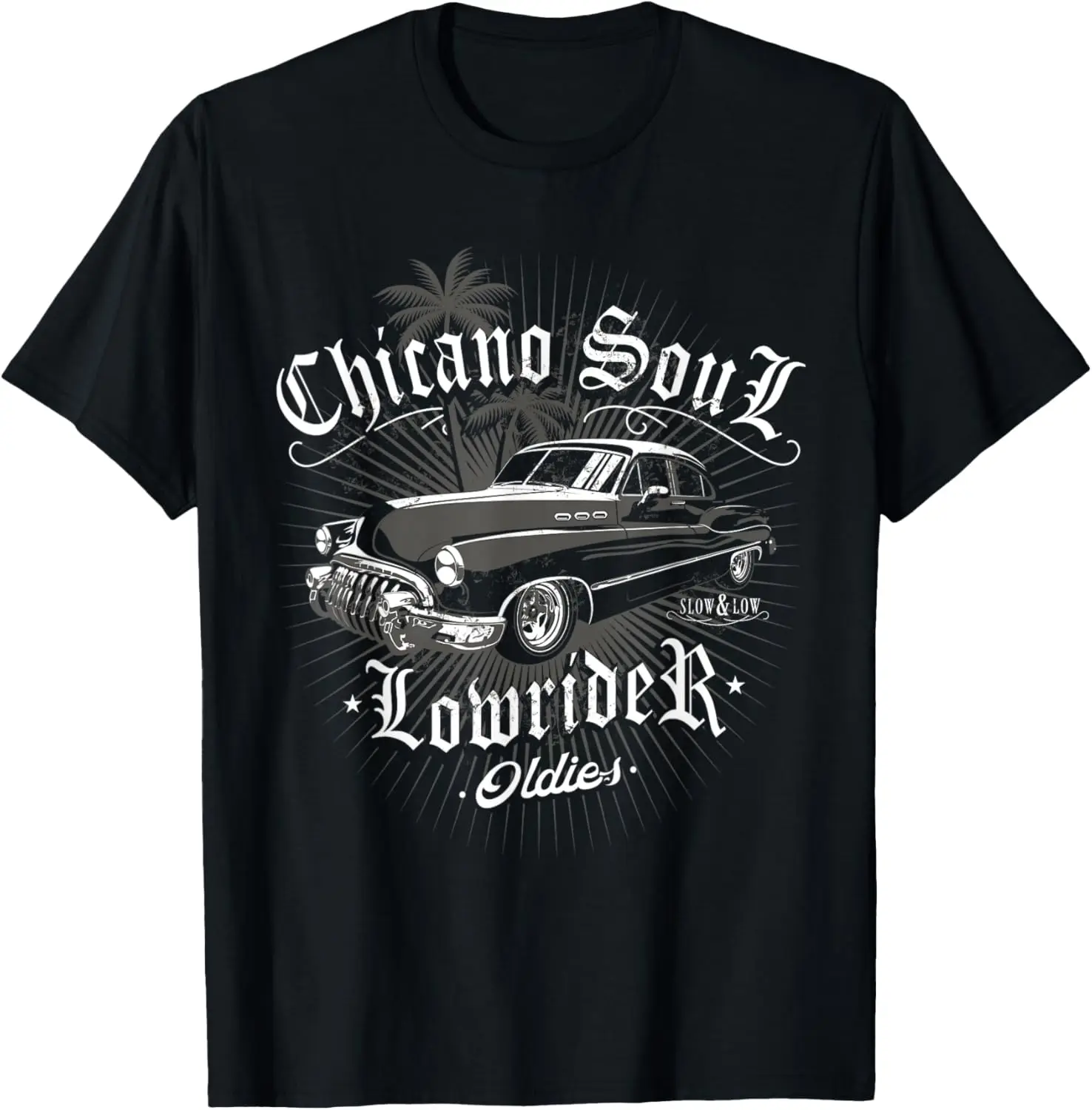 Lowrider Chicano Low Mexican Los Angeles Latina Rider Cholo T-Shirt