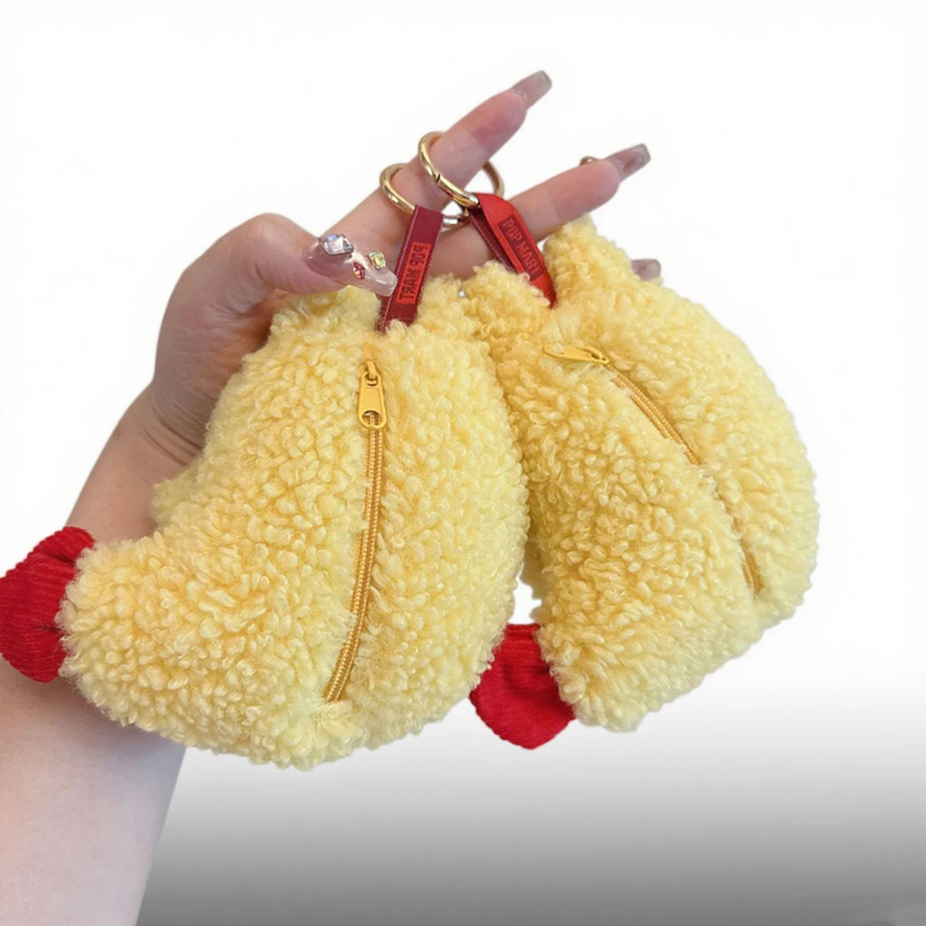 100% Original Tempura camarón bolsa para auriculares juguete de peluche colgante juguete llave bolsa colgante decoración del coche regalo de cumpleaños 2025 nueva gran oferta