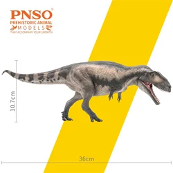 PNSO 68 Mila The Mapusaurus Model Prehistoric Animal Carcharodontosaurus Dinosaur Collector Realistic Decor Educational Toy
