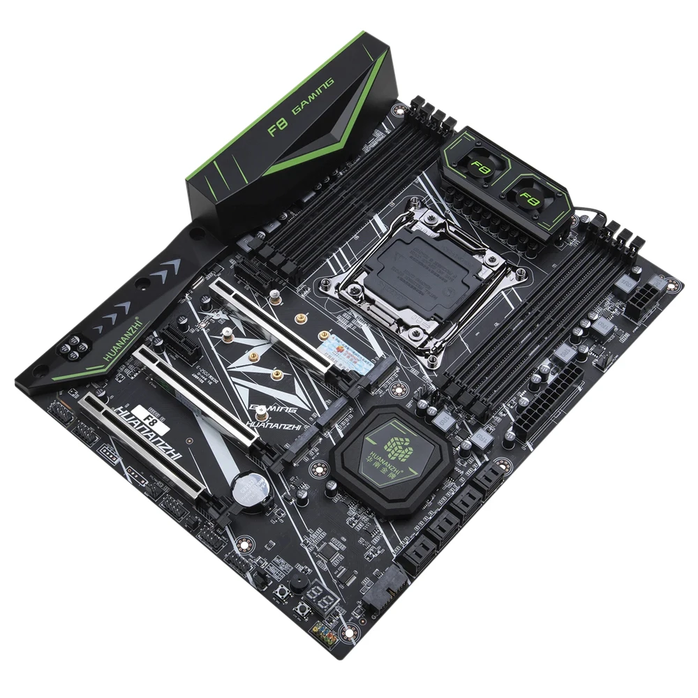 Imagem -04 - Placa-mãe Huananzhi X99 f8 Lga 20113 Intel e5 v4 v3 Ddr4 Recc Combo Nvme