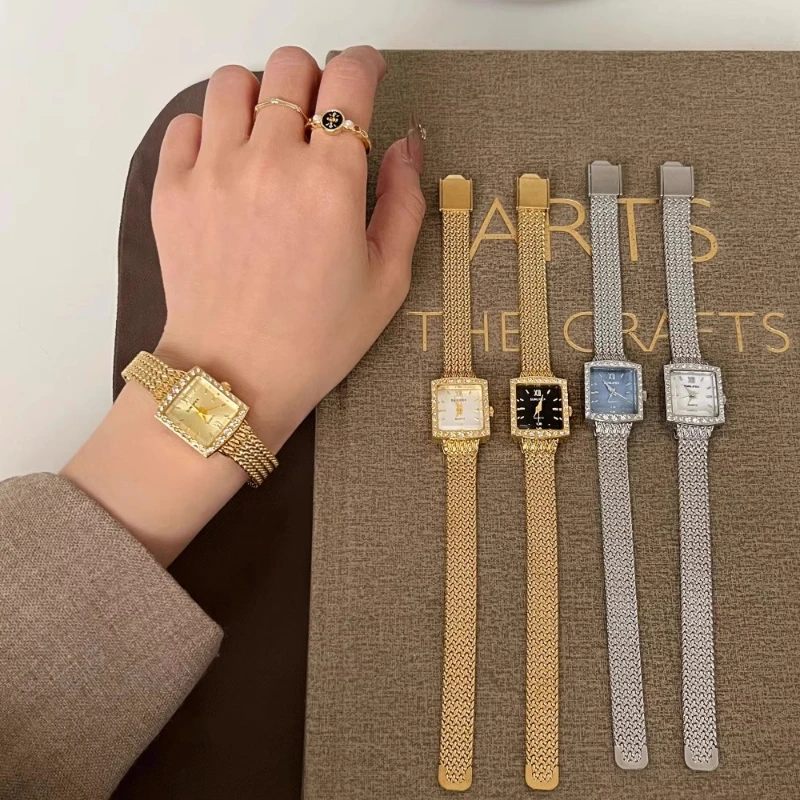 2025 waterproof quartz watch birthday gift wheat ear classic trend women's watch elegant and simple