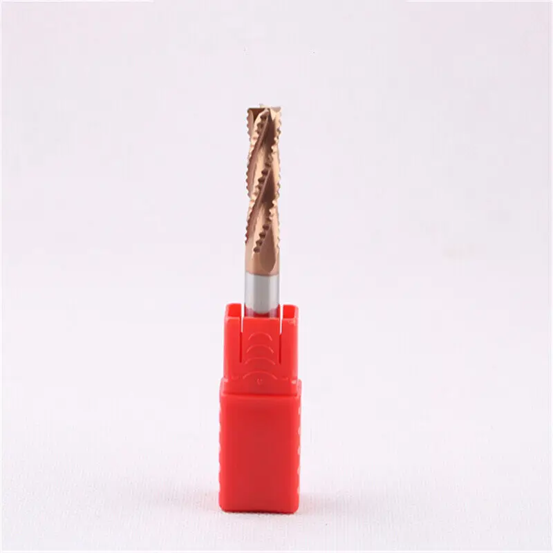 4*50 1Pcs 58 degree rough cutter 4-edge carbide wave-edge milling cutter