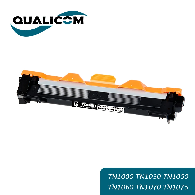 Cartucho de TONER compatível para Brother, Qualicom TN1000 TN1030 TN1050 TN1060 TN1070 TN1075, HL1110 DCP1510 MFC1810