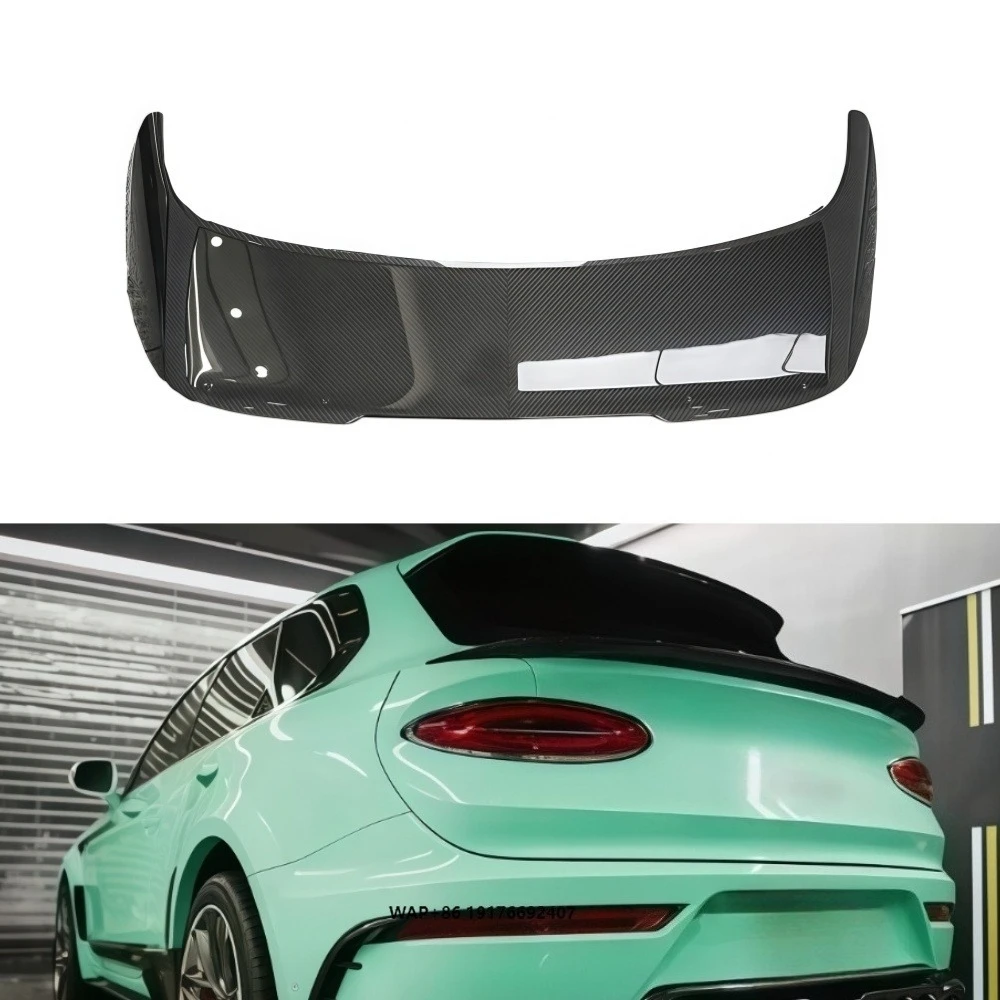 

M-style Dry Carbon Fiber Roof with Rear Spoiler and Top wings for Bentaytsu
