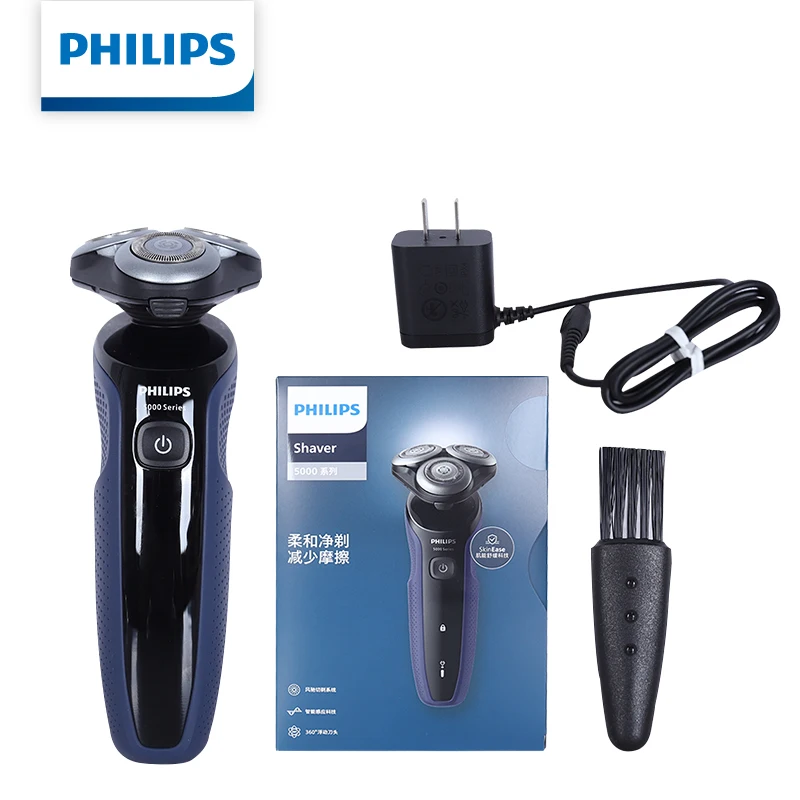 Philips S5277/02 Electric Shaver 6D Floating Heads SkinIQ Smart Speed Adjust IPX7 Waterproof Wet Dry Men Facial Razor