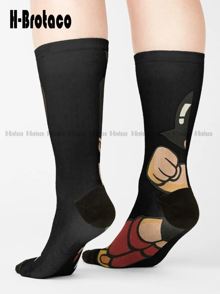 Vintage Astroboy Anime Robot Show Astro Boy Space Art Childhood Cartoon Manga Essential Socks Women Workout Sockss Ladies Sports