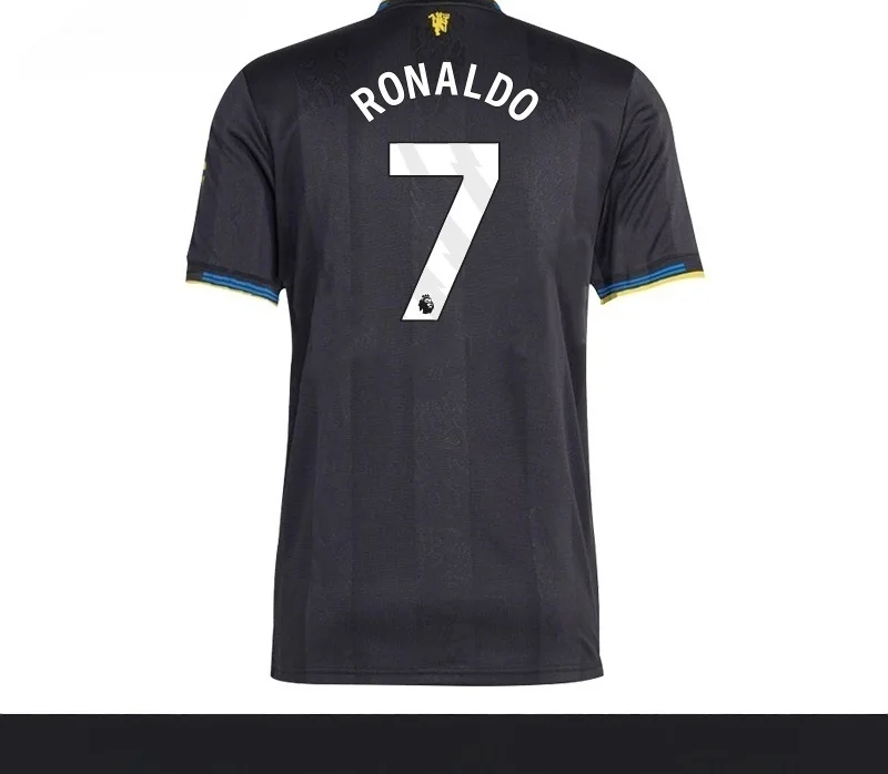 

Manchester United's Second Away Short Sleeved Football Jersey Summer Men's Fan Version Quick Drying Team Kit Jersey