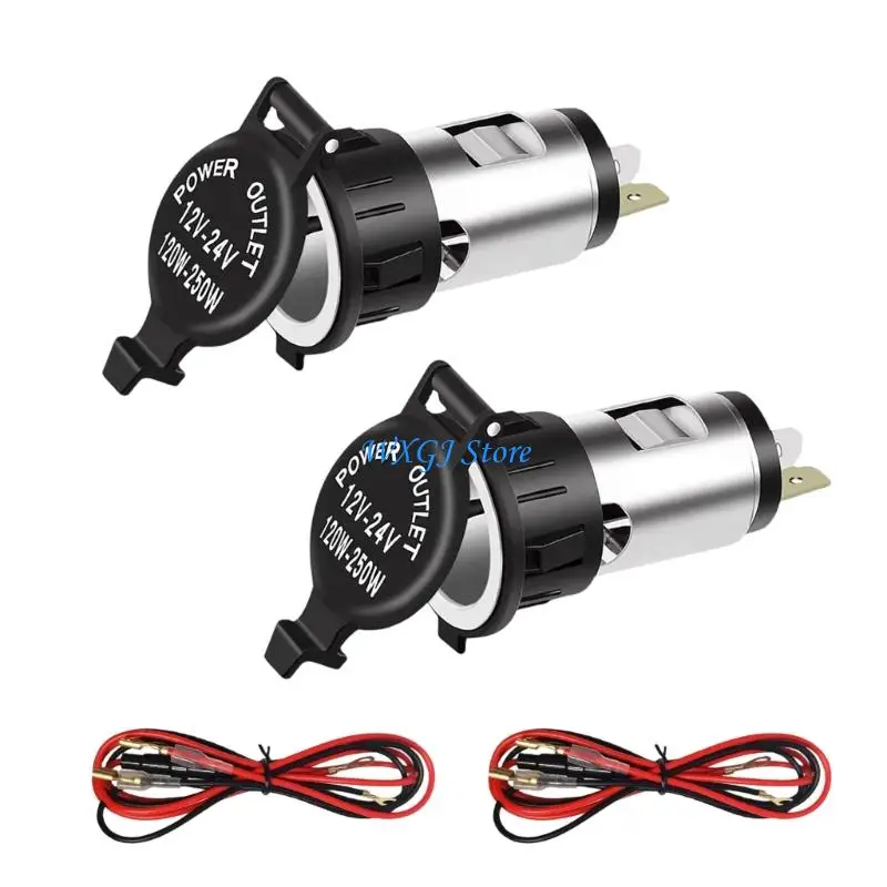 37JE Car Cigarettes Outlet Easy Installation Overcurrent Multiple Device Charging For Trucks And Sedans