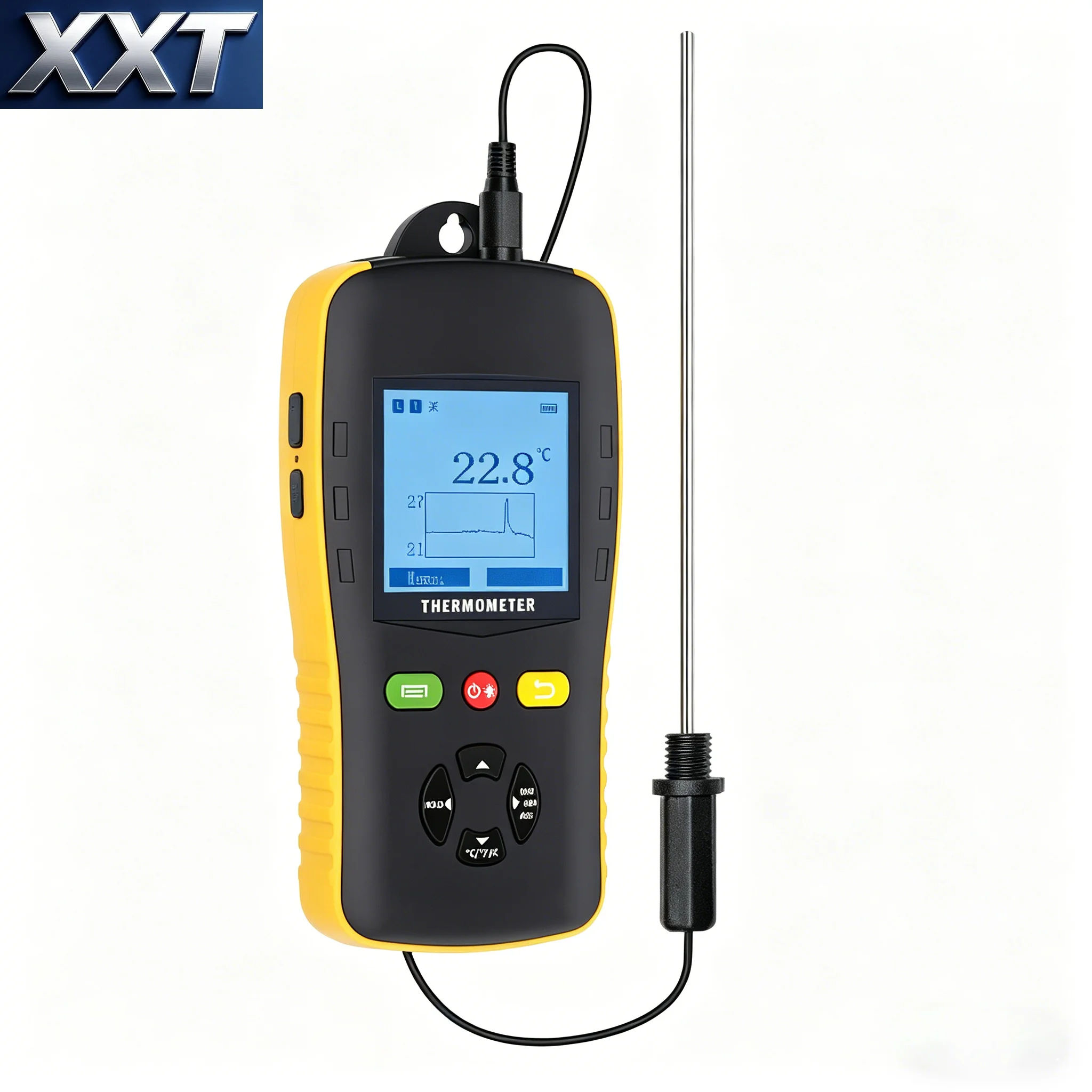 XXT Multi Function Temperature Meter Industrial Precision Meter External Temperature PT100 PT1000 Probe Temperature Thermometers