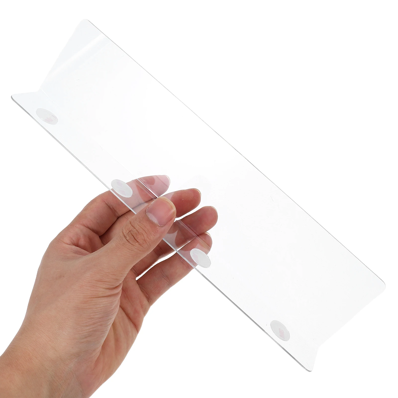 

8Pcs Clear Acrylic Adjustable Shelf Dividers Closet Organizers for Clothes Towels Books Shoes Kitchen Supplies 25cm