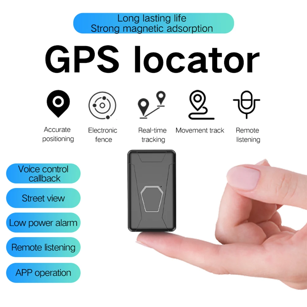 GPS Tracker Strong Magnetic Car Anti-Lost Anti-Theft Device Pet Kids Bag Tracking Smart Finder Locator APP Control