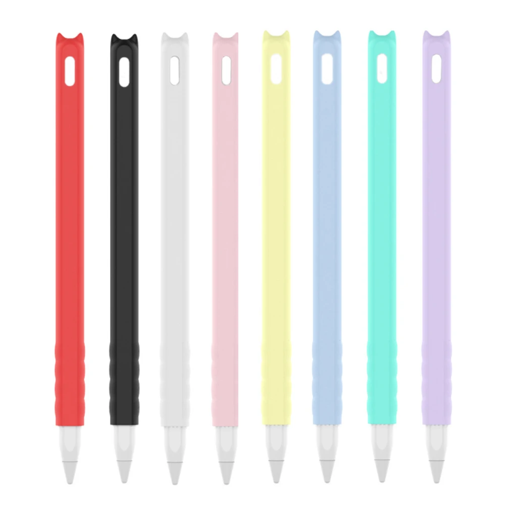 

3 Pcs Skin Three-piece Pen Set Protective Cap Stylus Silicone Case Cover Pencil