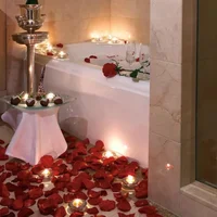 100-10000Pcs Top Colorful Artificial Fake Rose Petals Red White Gold Roses Petal Flowers Romantic Wedding Party Valentine Decor 4