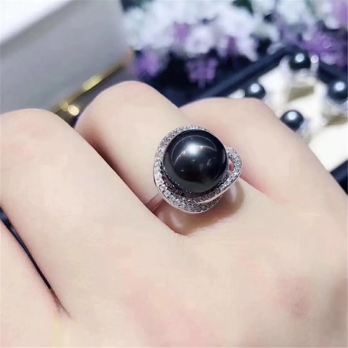 925 Stamped Alloy Gold-Plating Adjustable Pearl Ring Holder DIY Jewelry Findings, Craft Supplies for Handmade Rings No Pearl