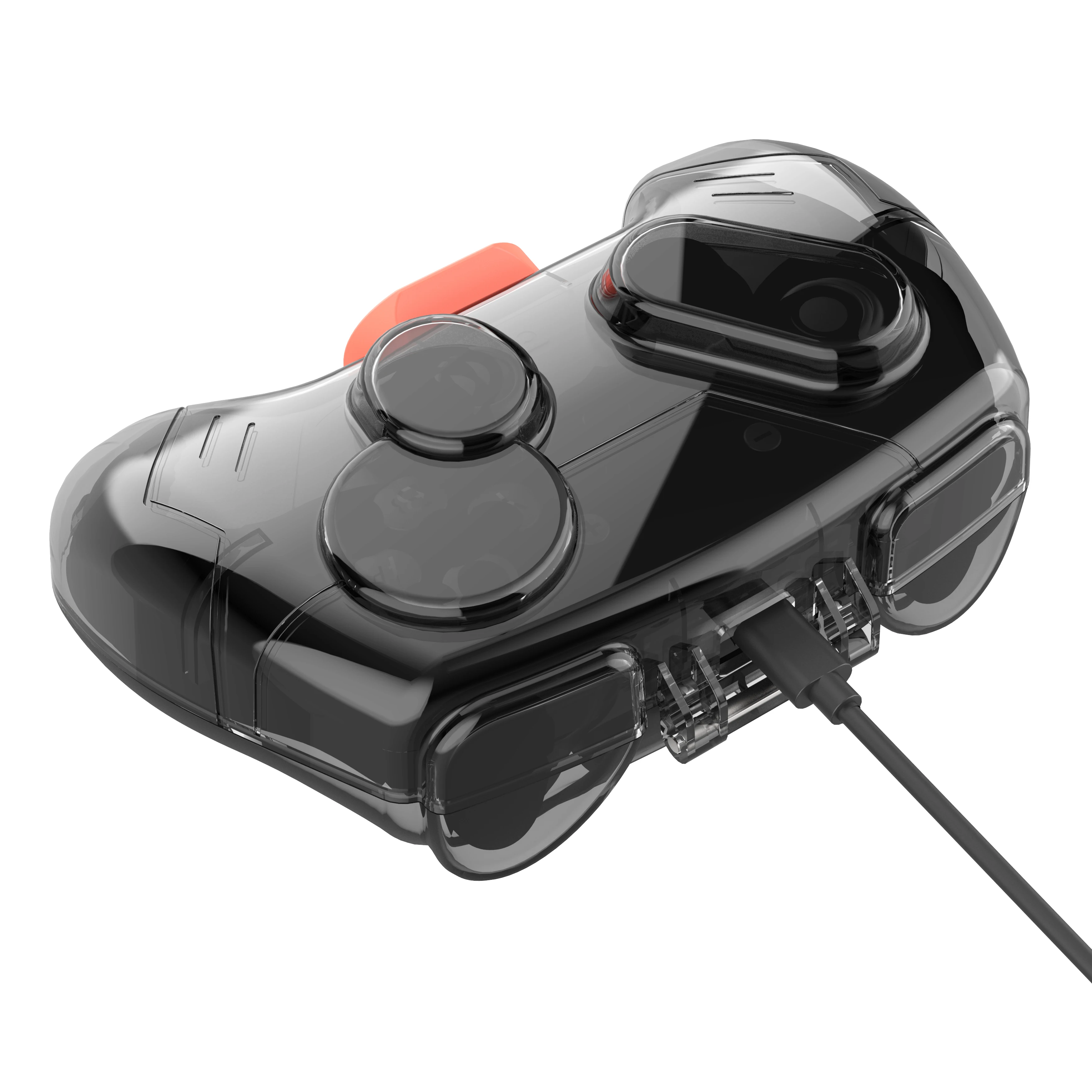 حافظة حماية شفافة IPega PG-SW2232 لوحدة التحكم Switch 2 Pro، مقاومة للصدمات/الغبار/الخدش مع منفذ شحن