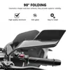 Aprilia Tuono V4 RR TUONO 660 공장 새로운 스텔스 맥스 미러 조정 가능한 오토바이 액세서리 사이드 백미러 4