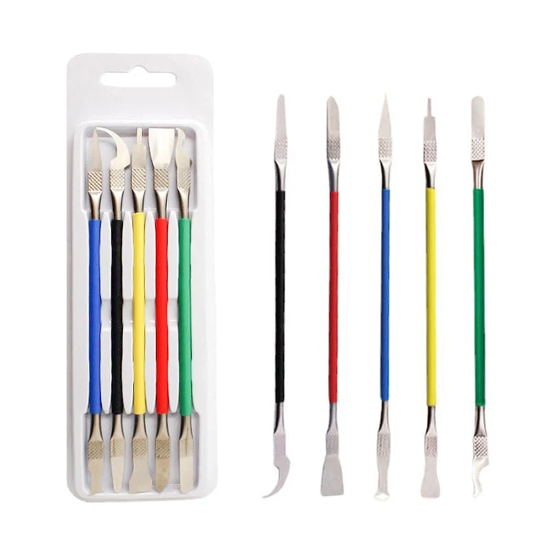 

Лезвие для ремонта чипов, нож для демонтажа процессоров и микросхем, тонкая лопатка для ремонта материнских плат iPhone, инструмент для удаления NAND, BGA-инструменты