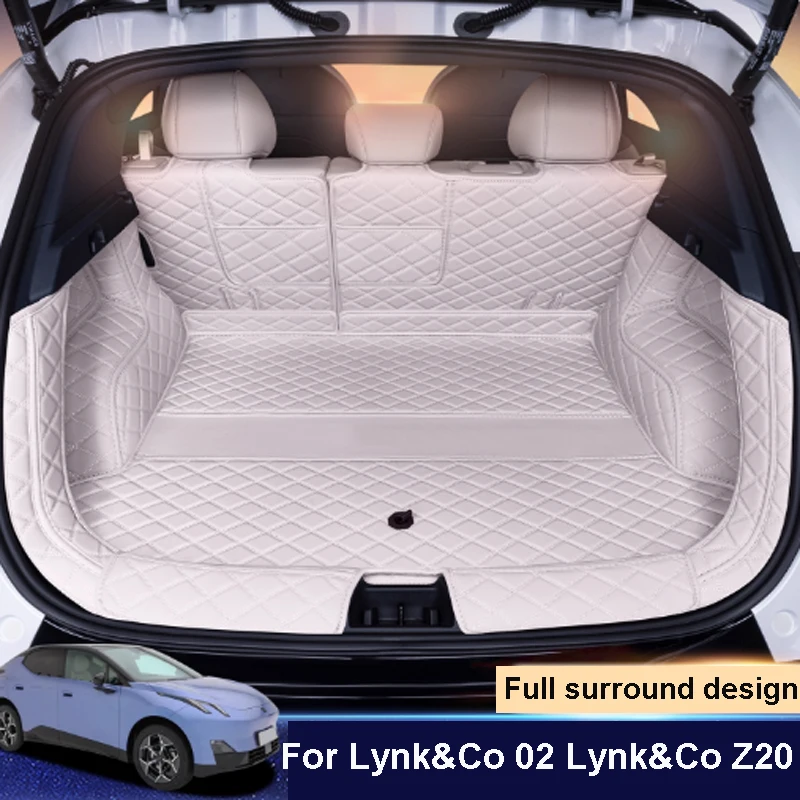 

Leather Trunk Mat for Lynk&Co 02 Lynk&Co Z20 2025-2026 Car Fully Enclosed Trunk Protect Cushion Antifouling Accessories
