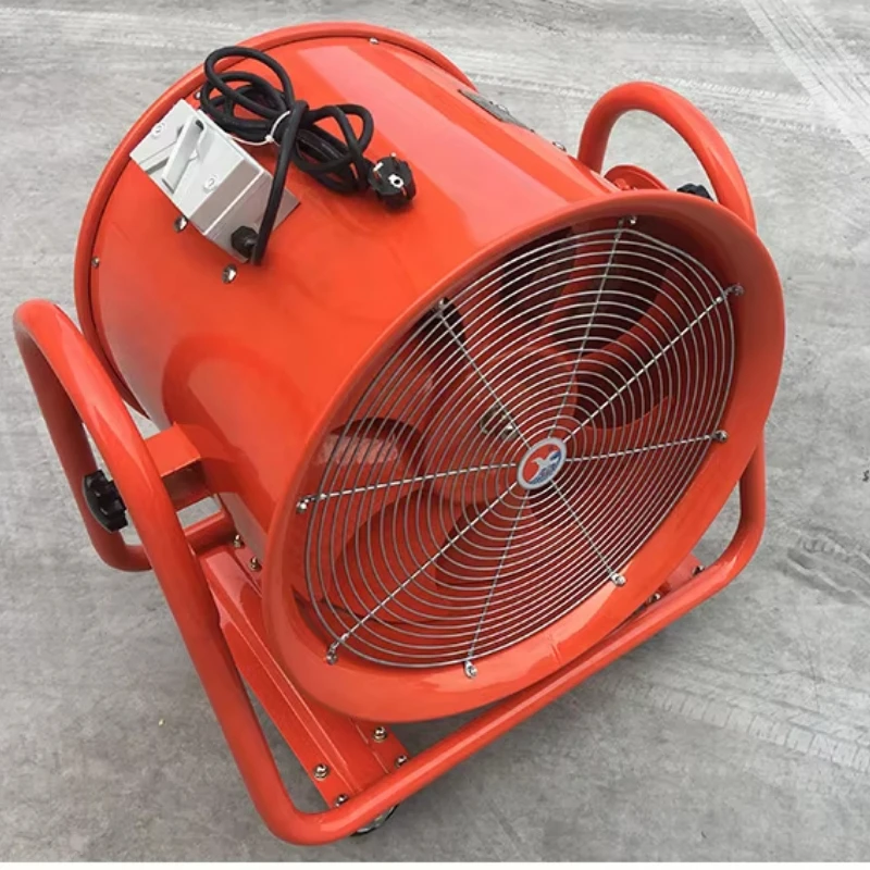 

Industrial fan with moon-wheel