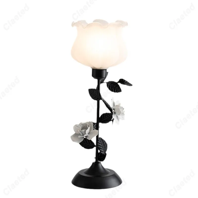 الأمريكية الجديدة LED الرجعية الجدول مصباح غرفة المعيشة دراسة غرفة نوم السرير الإضاءة جو الزخرفية