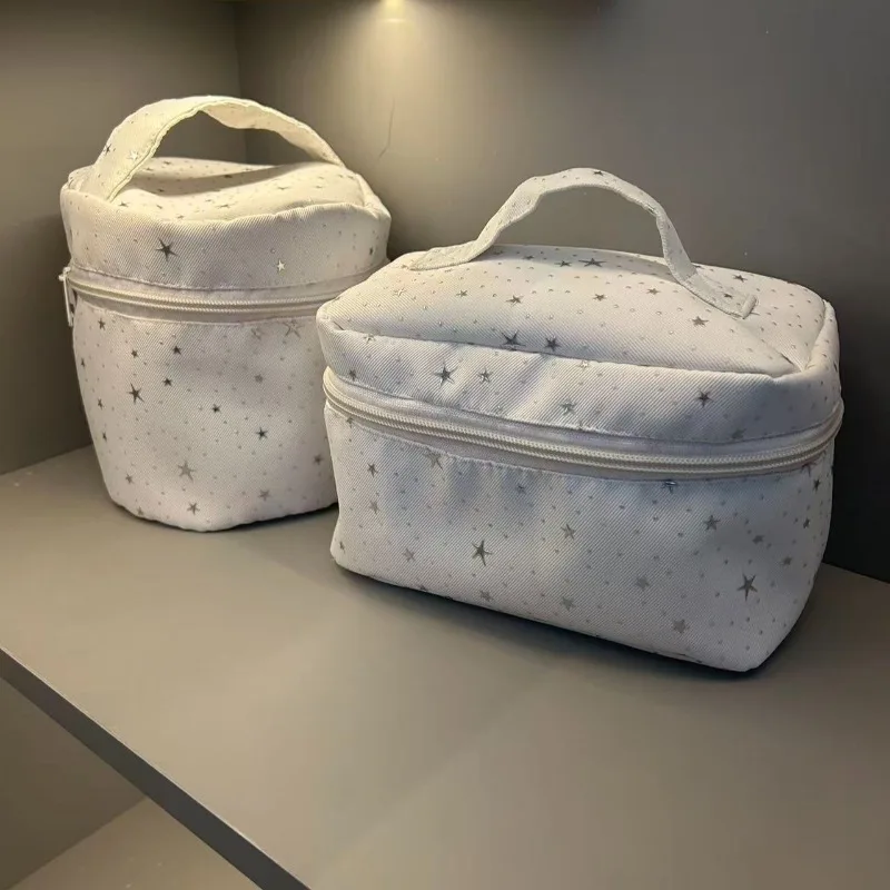 

Large Capacity Makeup Bag Portable Makeup Organizer Women's Cosmetic Bag Travel Toiletry Kit Handbags Summer Bath Washing Bag