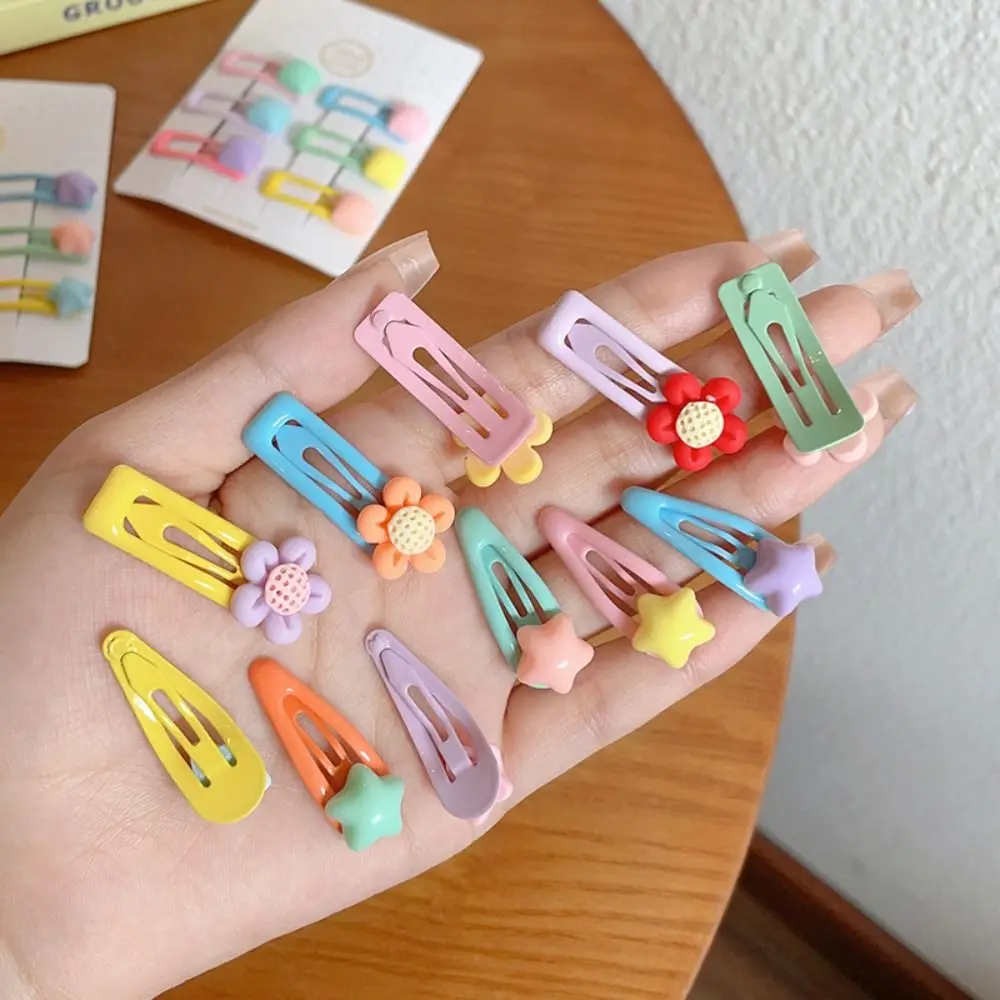 5/6PCS/set Fashion Cute Fruit Hairpins Mini Beautiful Barrettes Colorful Hair Accessories For Kids