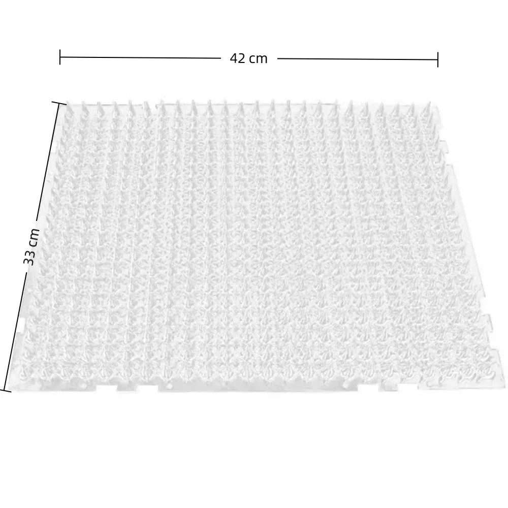 New Plastic Cat Scat Mat Thicken with Spike Cat Repellent Mat Training Pads for Plants Furniture Indoor view 6