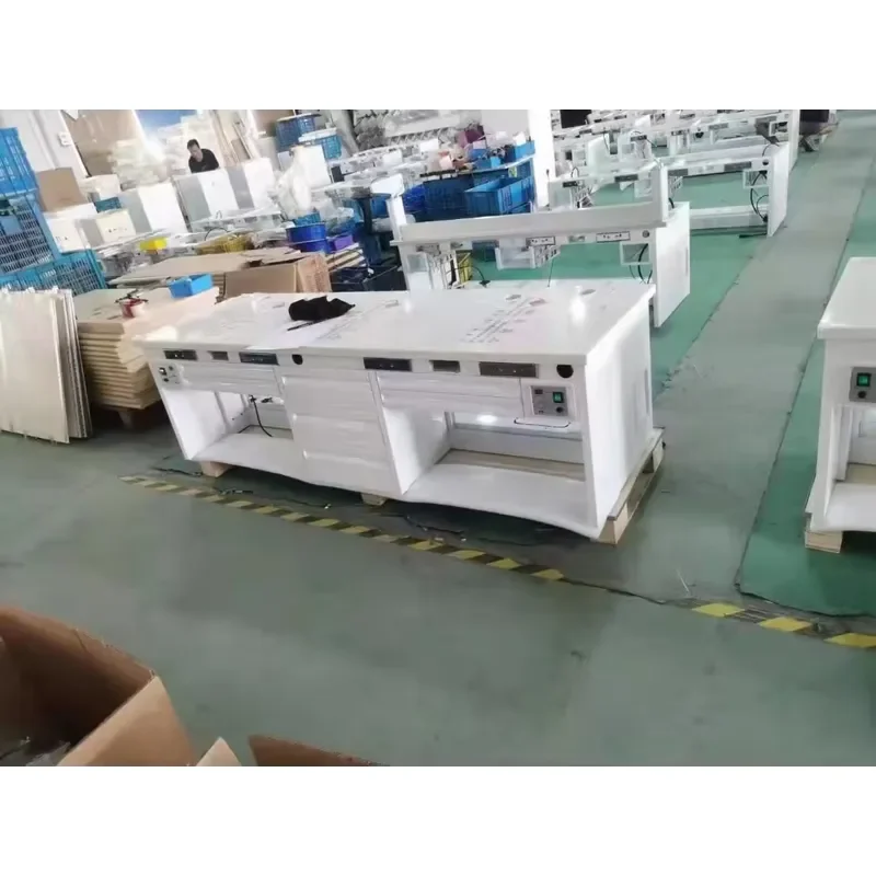 High Quality 1.0M-1.8M Technician Workstations Clinical Benches Customized den tal Lab Furniture Dentist Working Tables