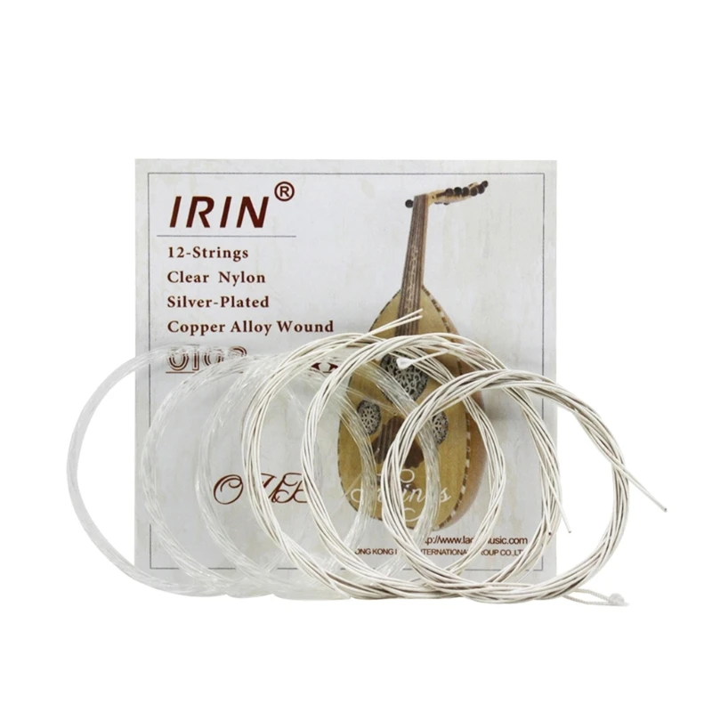 

Oud Strings 12String Set Nylon Silver Plated Alloy Wound Oud Strings Set