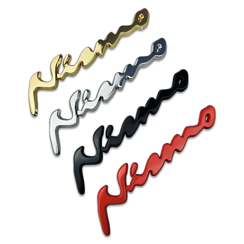 Metal Car Front Grille Body Side Emblem Letter Rear Trunk Decal for Nissan Nismo Badge Auto Sticker Exterior Accessories