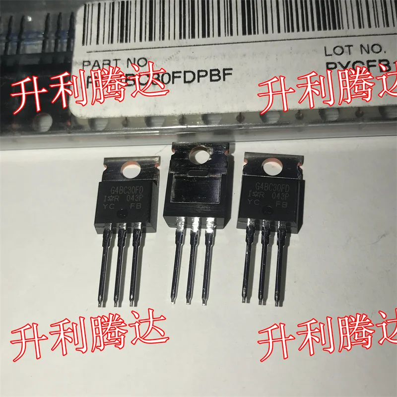 

100% Original New IRG4BC30FDPBF IRG4BC30FD G4BC30FD TO220 5PCS/LOT Transistors - UGBT, MOSFET - Single