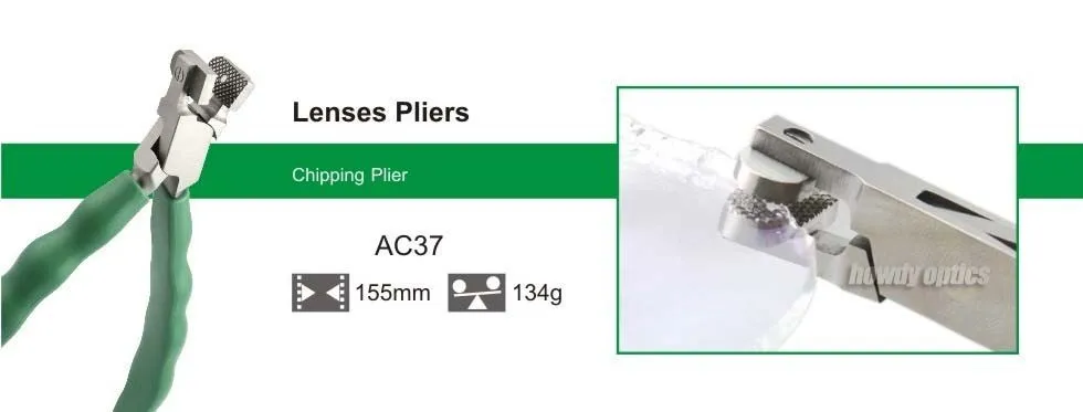 Quality Glasses AC Lenses Plier Anti Slip Rubber Handle Eyeglass Plier AC37 AC38 AC39 AC40 view 5